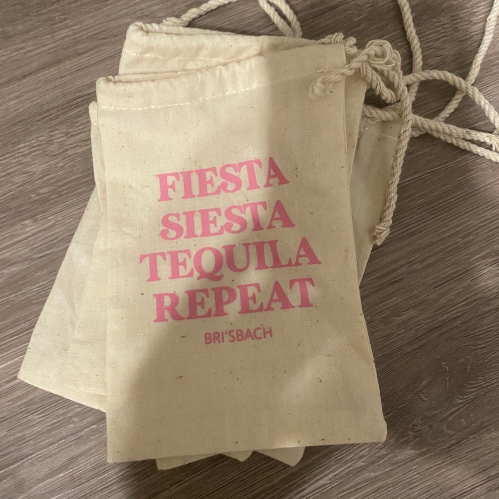 Jute bag hangover kit